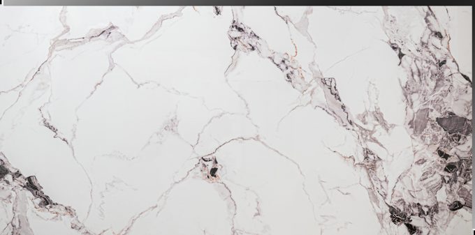 Calacatta Grigio UV marble finish
