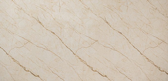 Crema Marfil UV marble finish