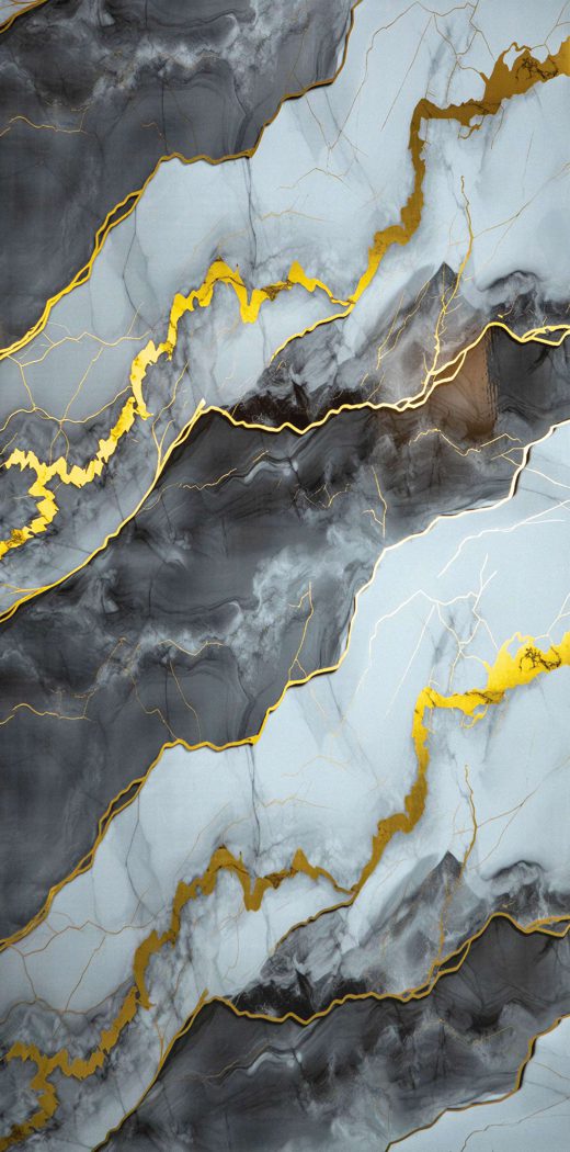 Storm Gold UV marble finish