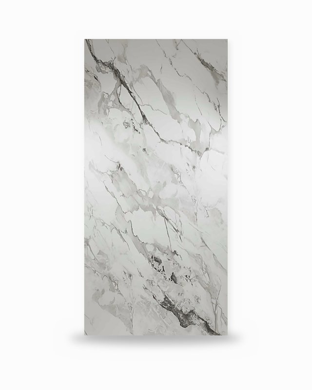 Wudonn S-1 Calacatta White PET acoustic wall panel