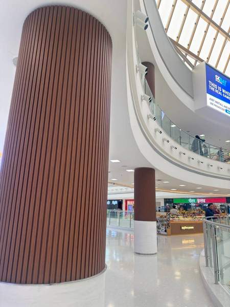Flexible Louvers installation at Inorbit Mall Vashi